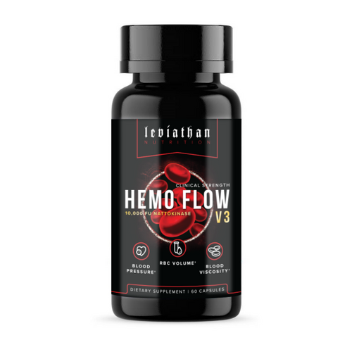 Leviathan Nutrition Hemo Flow | Supplement with Nattokinase for Nitric Oxide